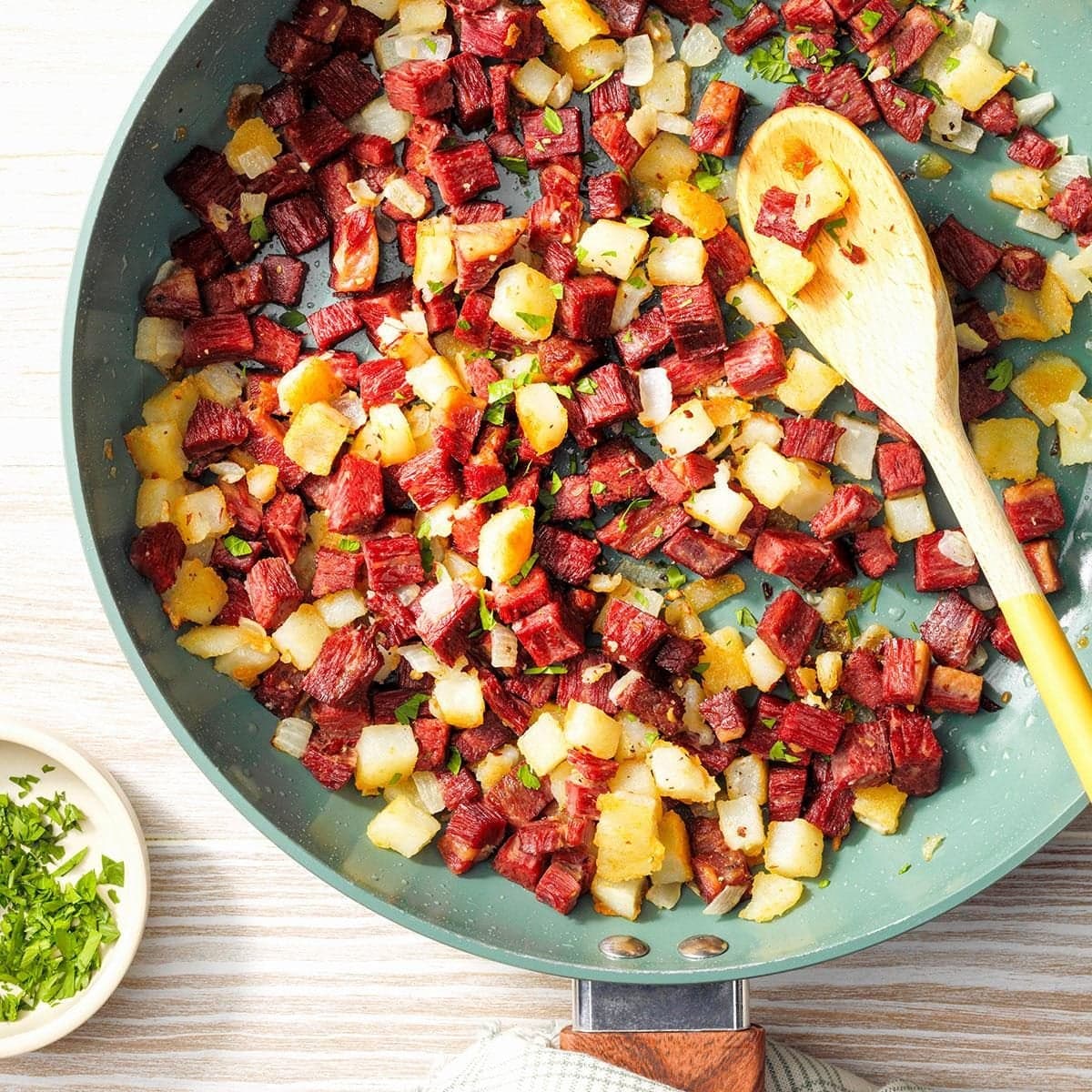 Crispy Skillet Corned Beef Hash - Image