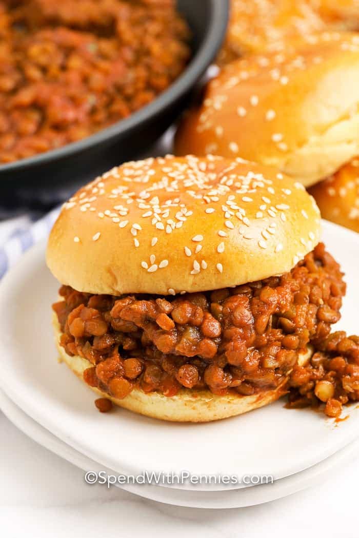 Pantry Lentil Sloppy Joes - Image