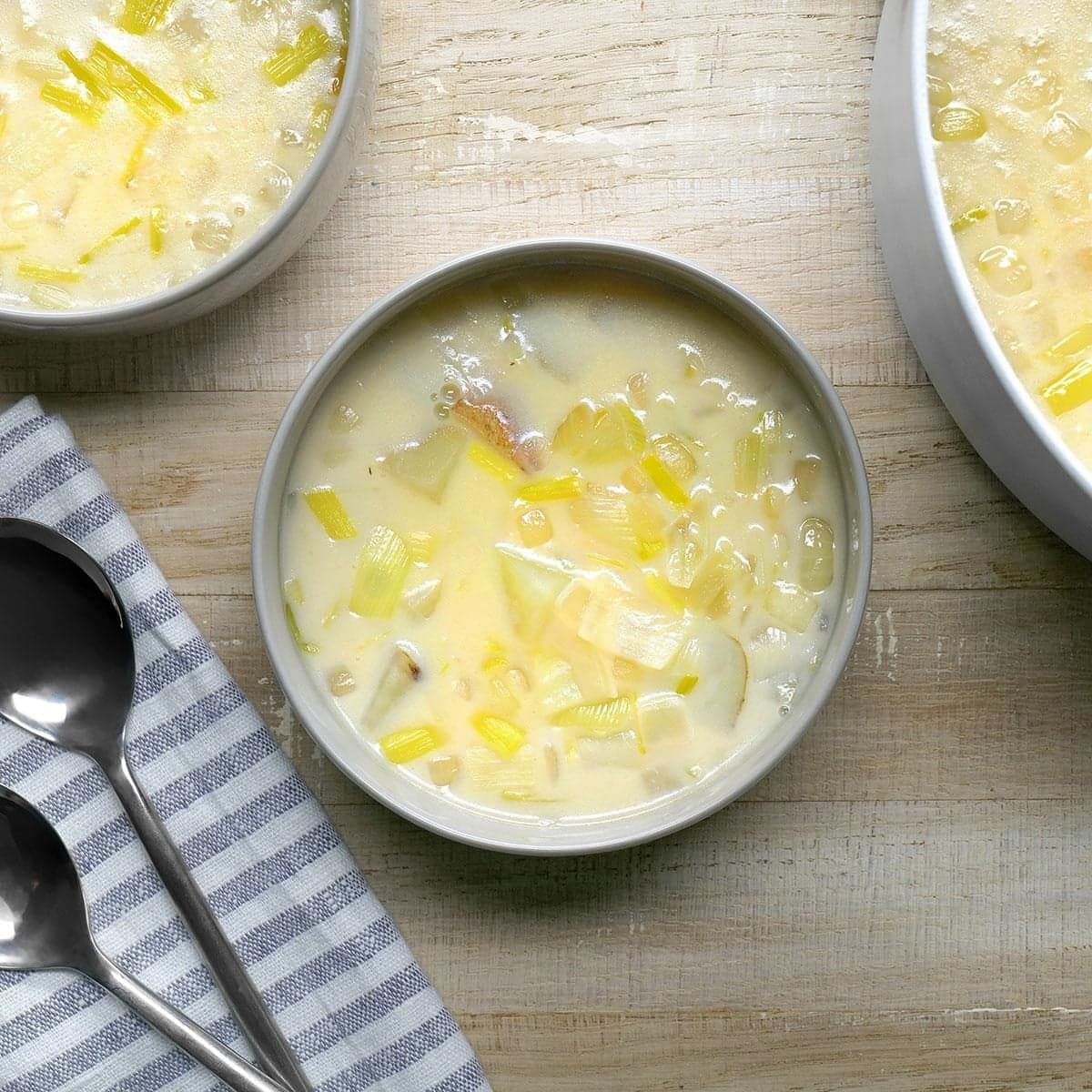 Creamy Potato Leek Soup - Image
