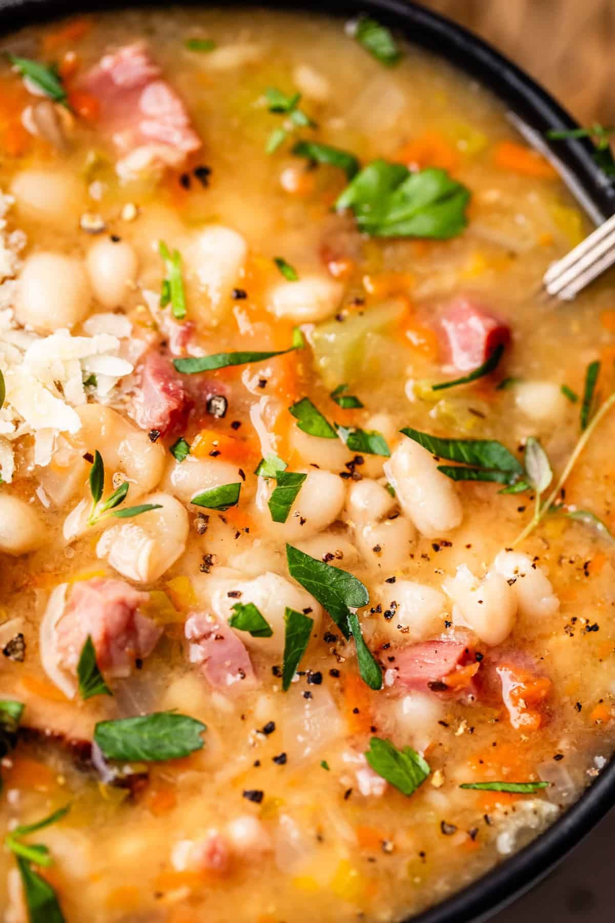 Ham Bone and Navy Bean Soup - Image