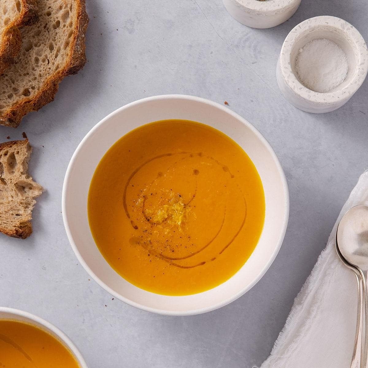 Carrot Ginger Soup with Lemon - Image