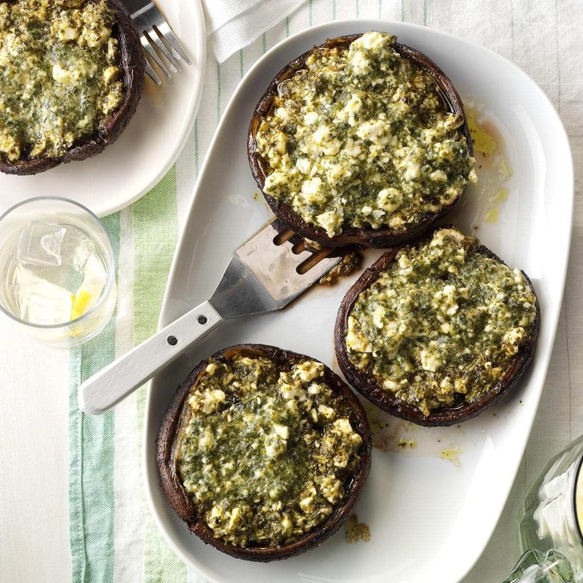 Feta-Stuffed Portobello Mushrooms - Image