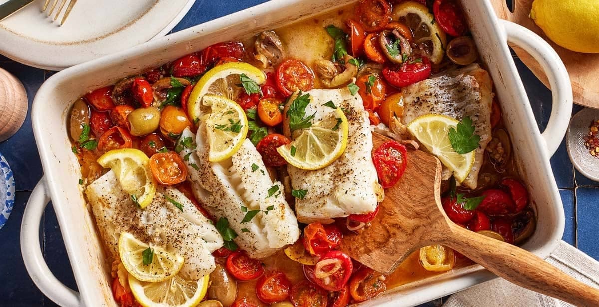Mediterranean Baked Cod - Image