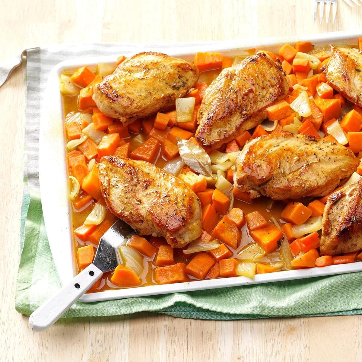 Honey-Roasted Chicken with Root Vegetables - Image