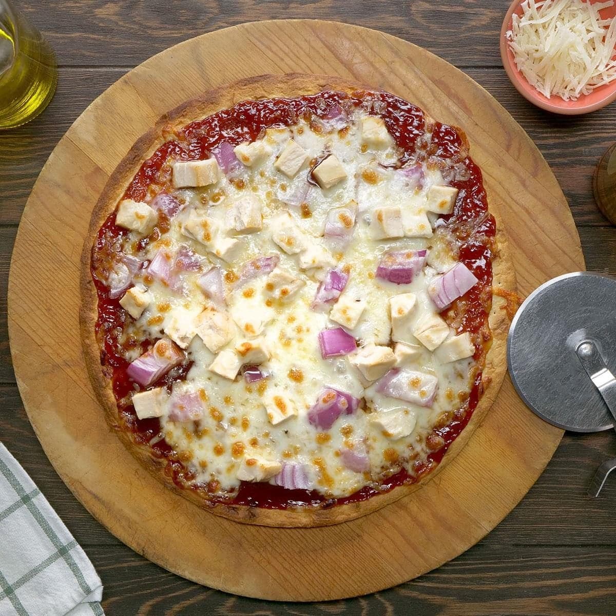 Grilled BBQ Chicken Pizza - Image