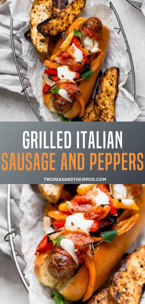 Grilled Italian Sausage and Peppers - Image