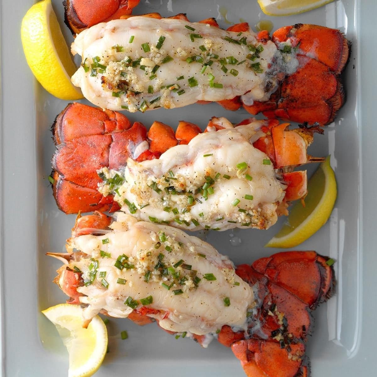Garlic Herb Grilled Lobster Tails - Image