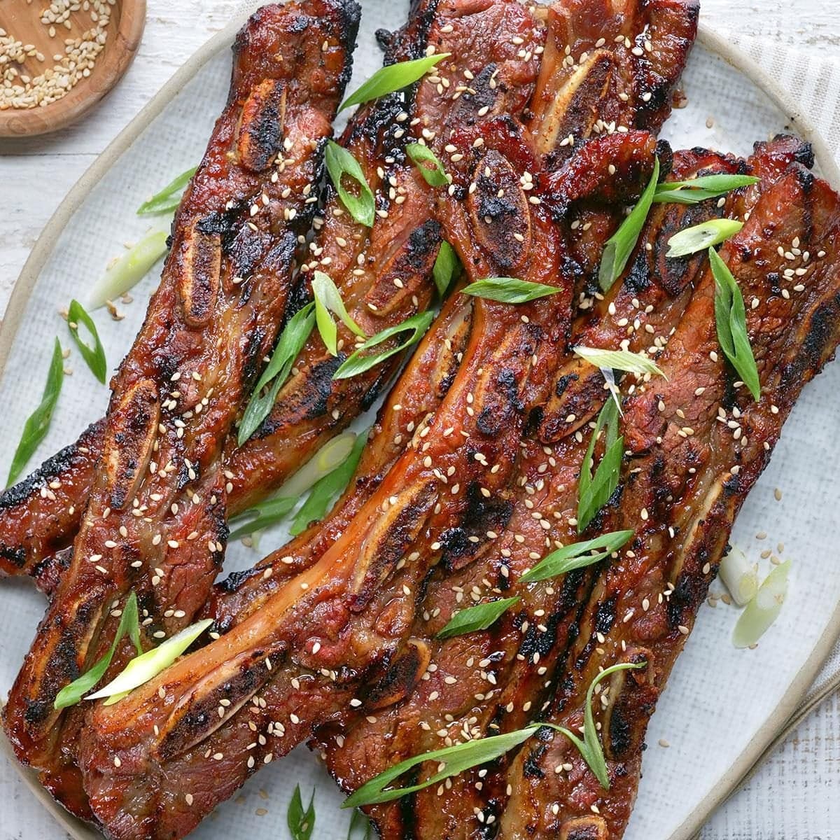 Grilled Korean Short Ribs (Kalbi) - Image