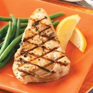 Rosemary Lemon Grilled Swordfish - Image