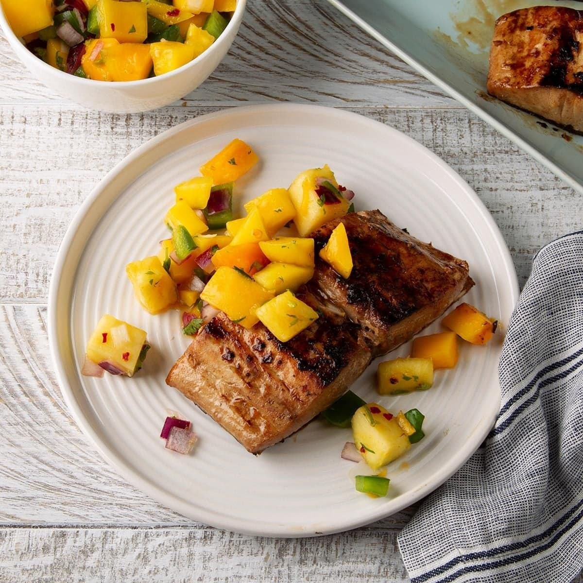 Grilled Mahi Mahi with Tropical Fruit Salsa - Image