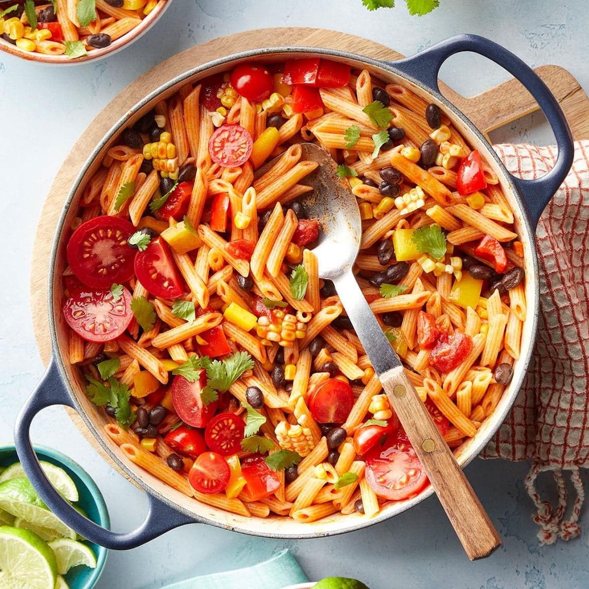 One-Pot Black Bean Enchilada Pasta - Image