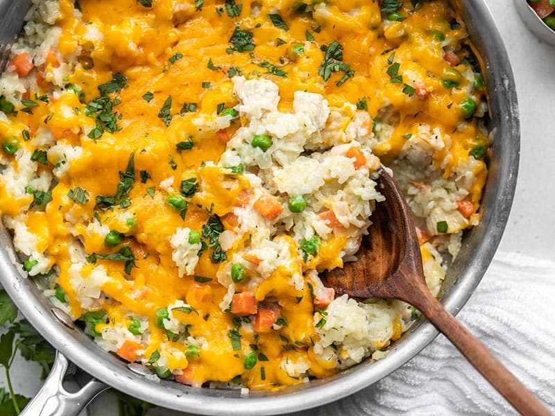 One-Skillet Creamy Chicken and Rice - Image