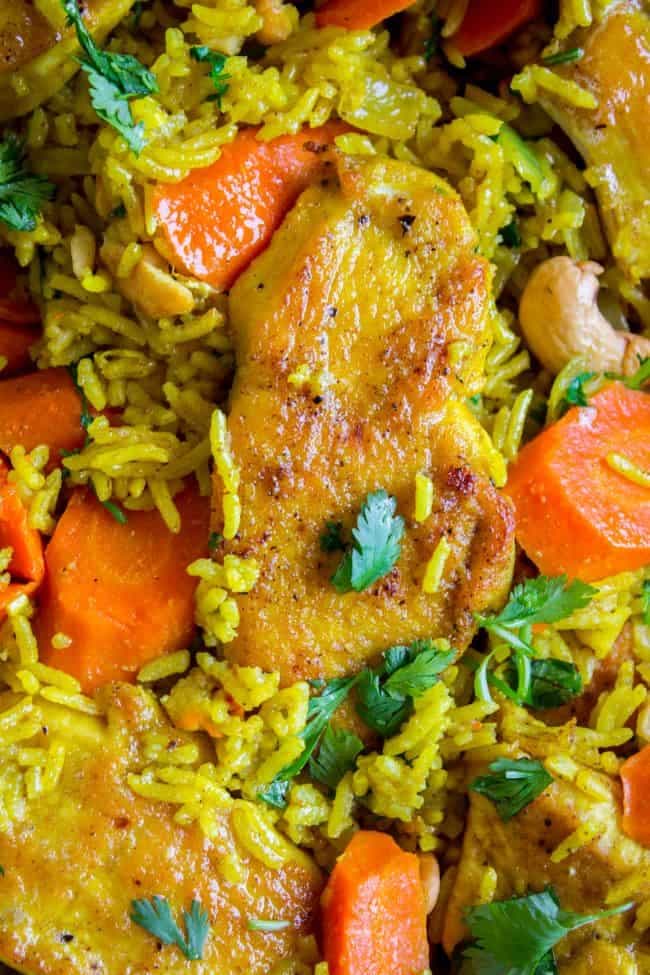 One-Skillet Chicken Biryani