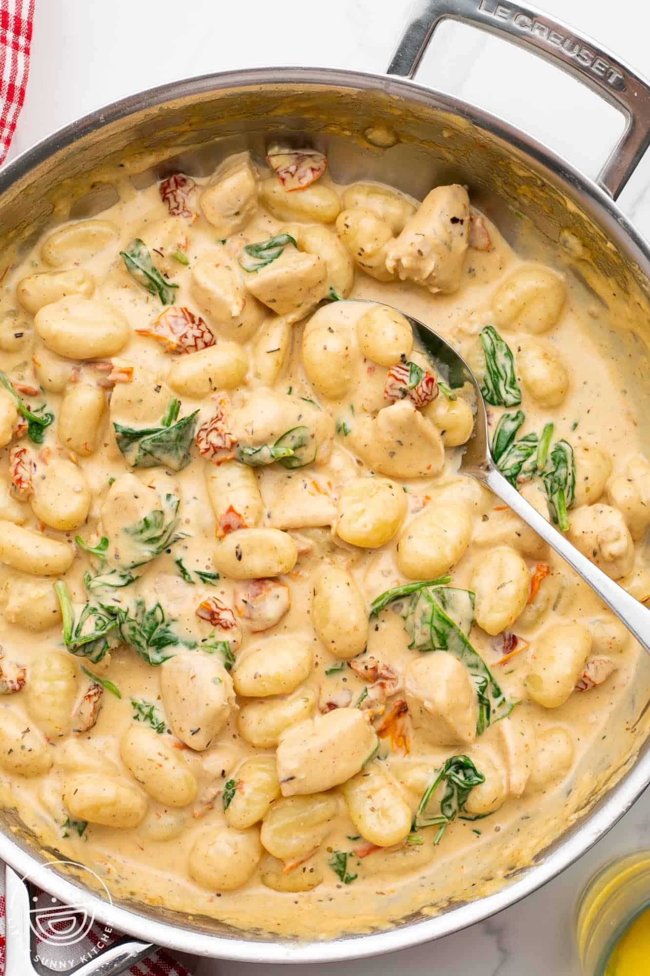 One-Skillet Creamy Chicken and Gnocchi - Image