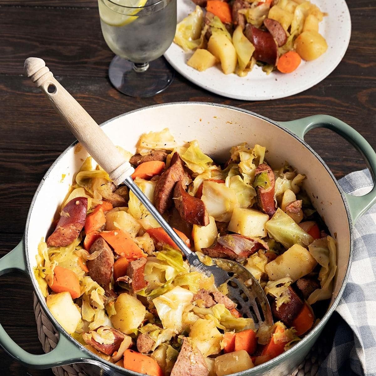 One-Pot Smoked Sausage, Cabbage and Potatoes - Image