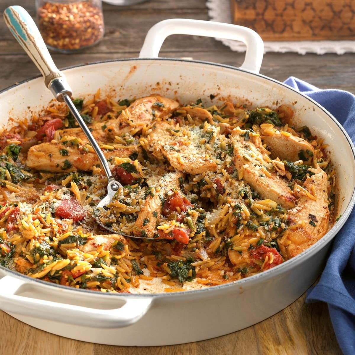 Chicken and Orzo Skillet - Image