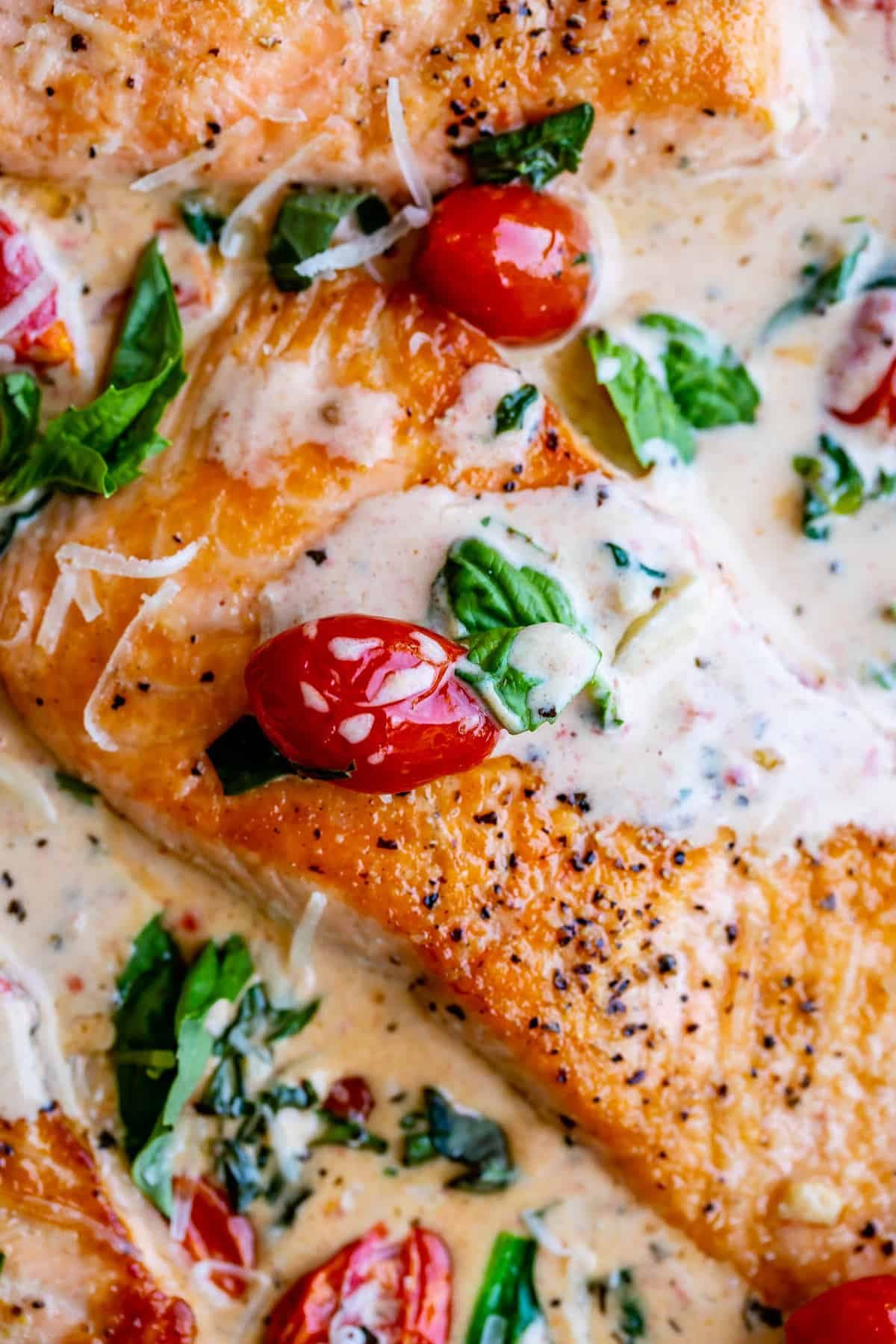 One-Skillet Creamy Tuscan Salmon - Image