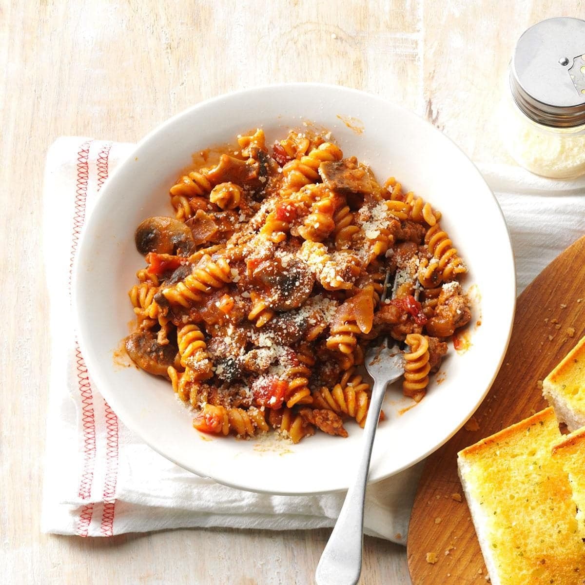 One-Pot Saucy Beef Rotini - Image