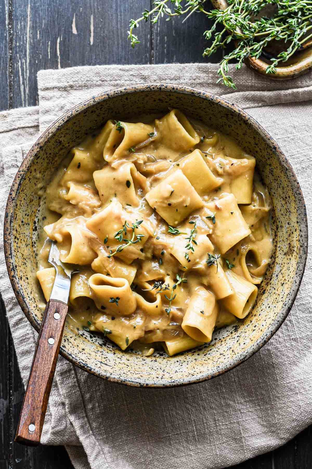 One-Pot French Onion Pasta - Image