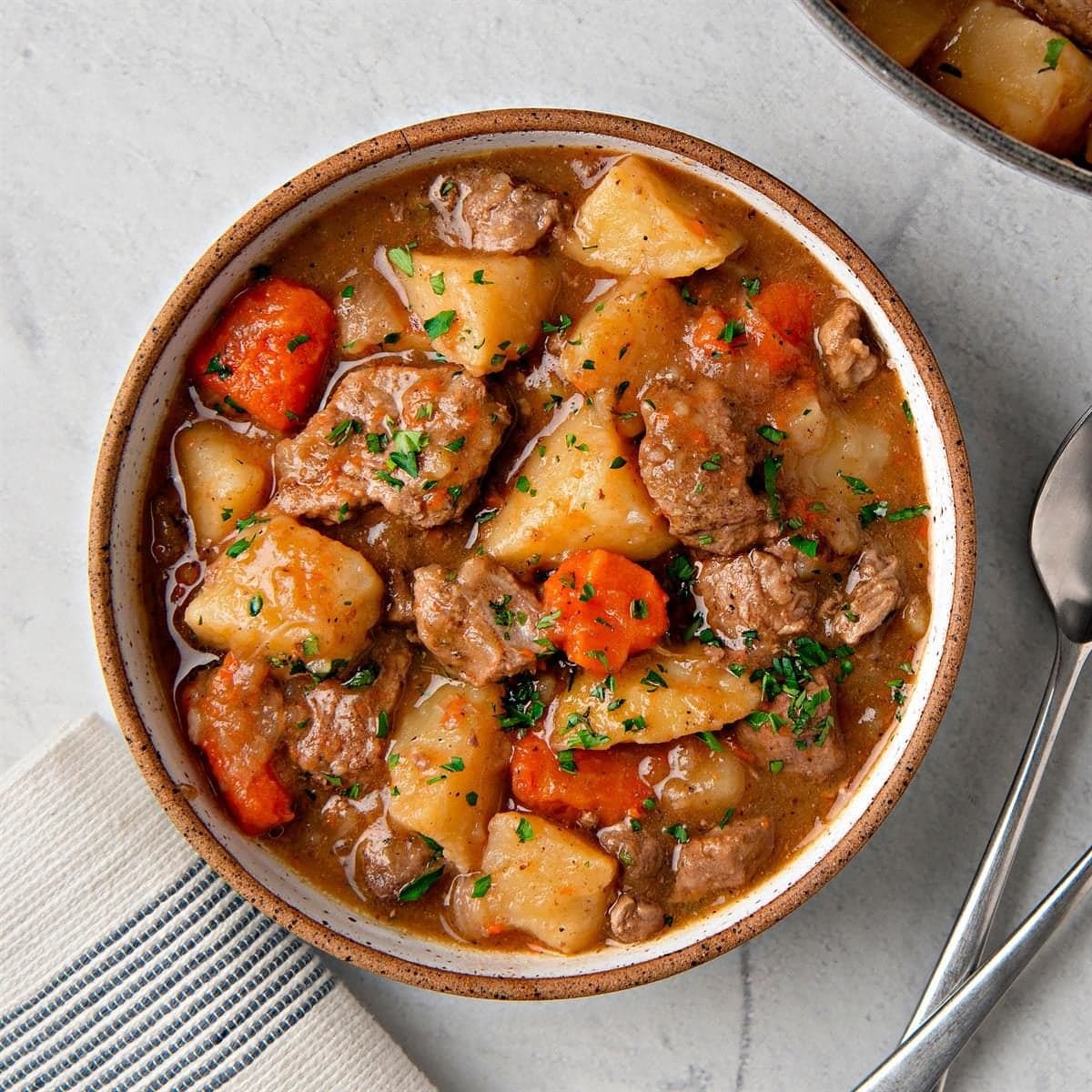 Dutch Oven Lamb Stew - Image