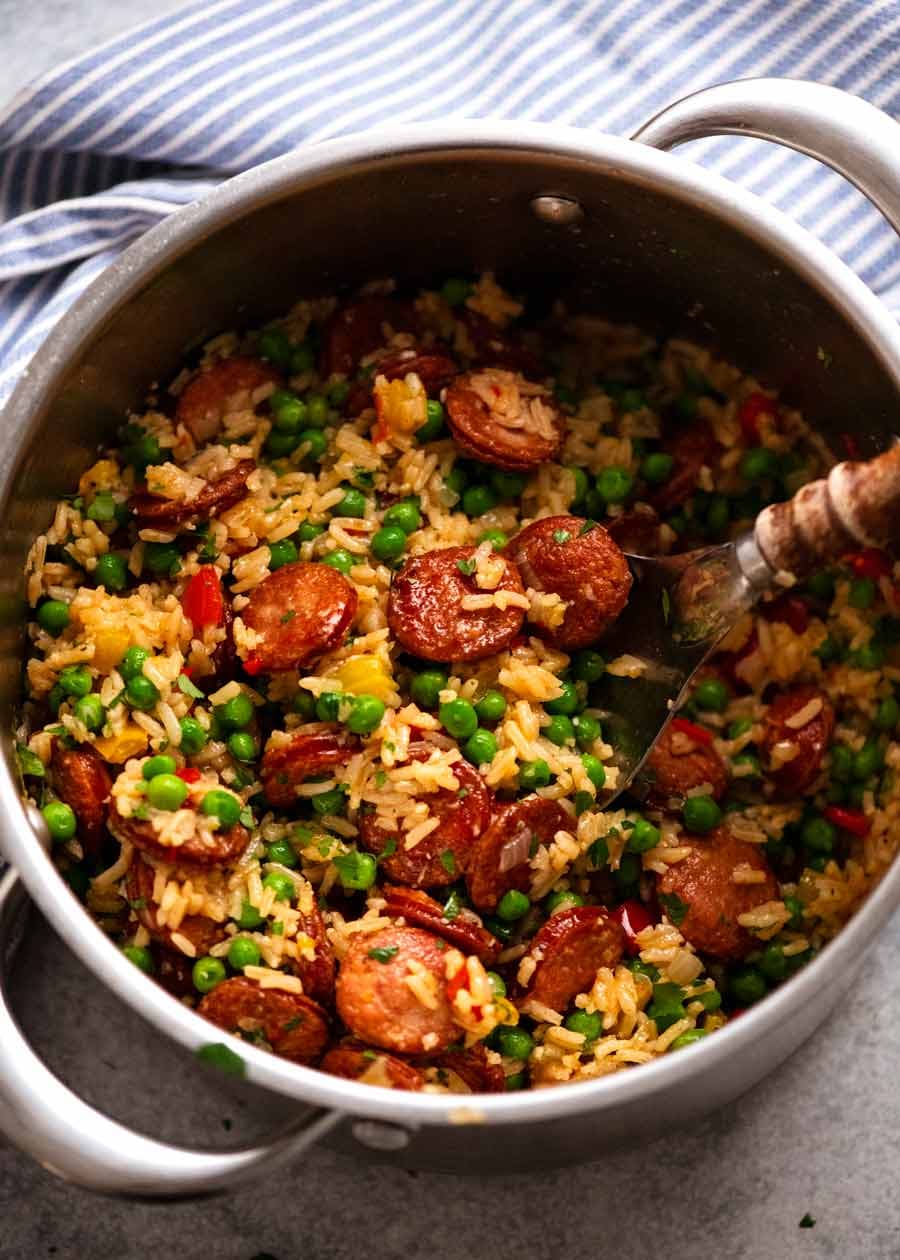 One-Pot Smoked Sausage and Rice - Image