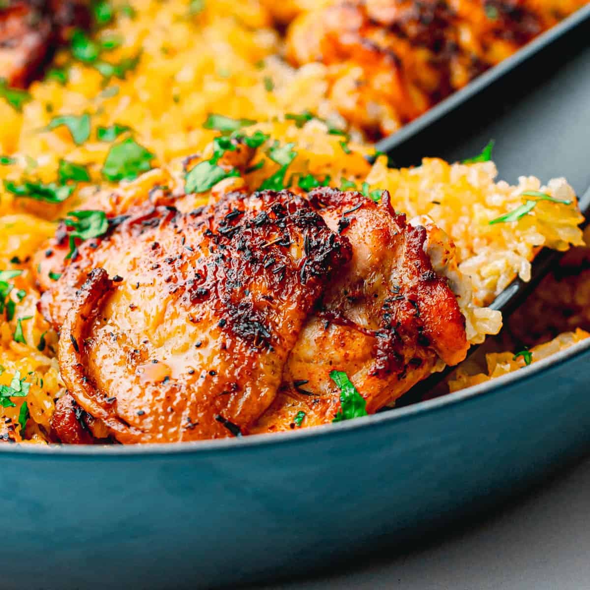 Dutch Oven Chicken and Rice - Image