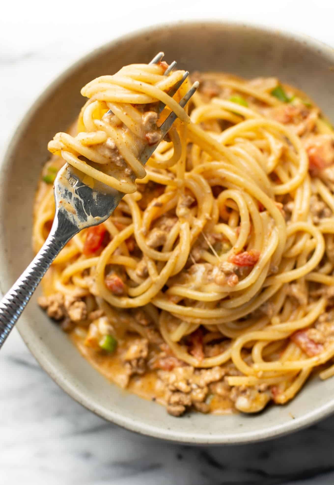 One-Pot Taco Spaghetti - Image