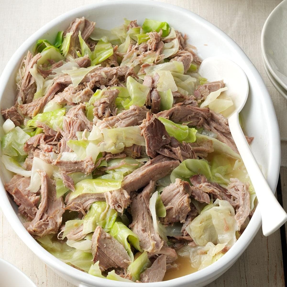 Slow-Cooker Kalua Pork & Cabbage - Image