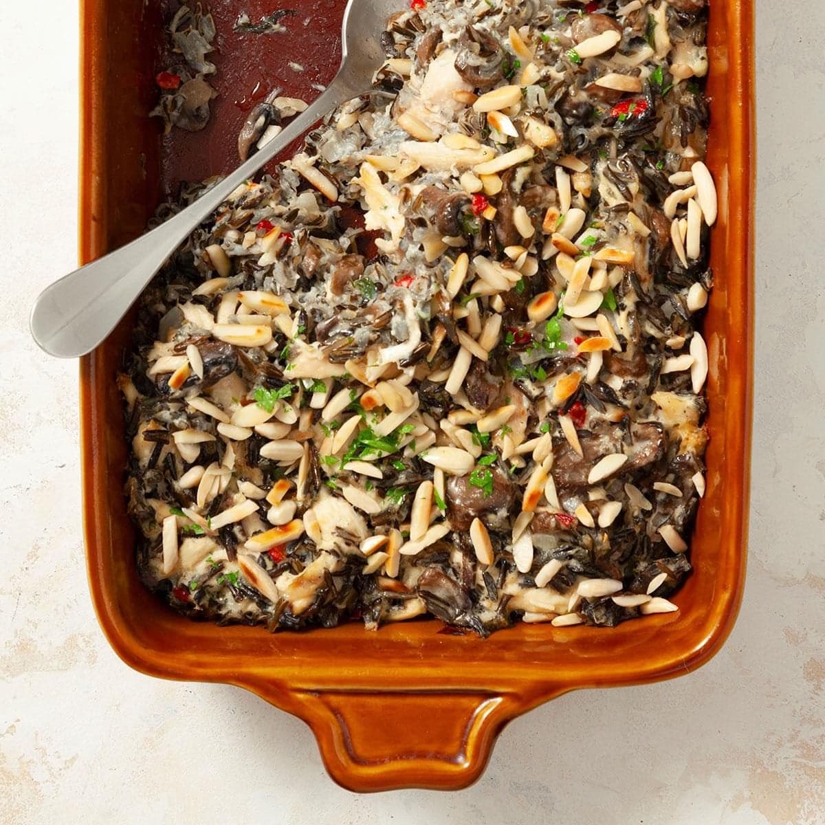 Make-Ahead Chicken and Wild Rice Casserole - Image