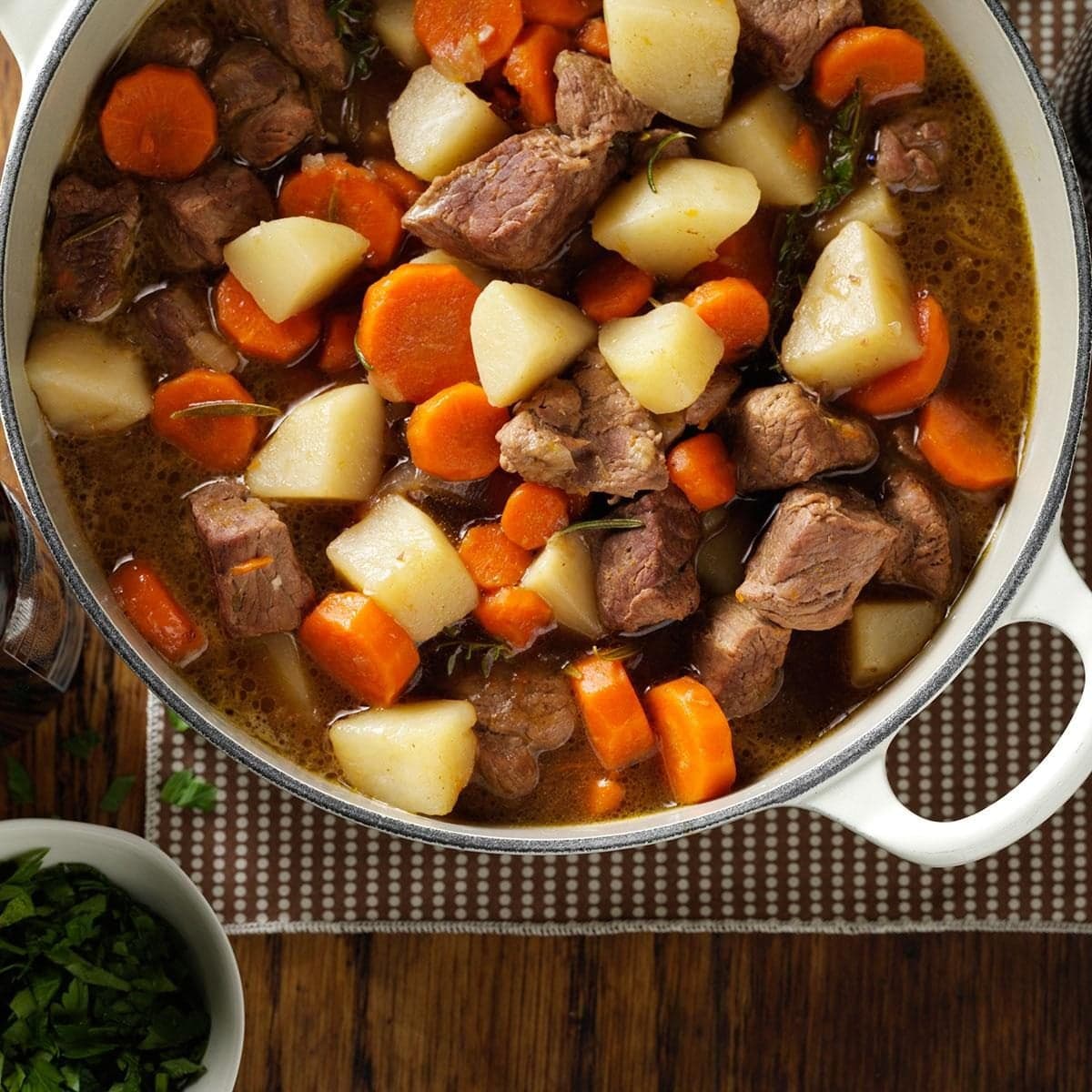 Guinness-Braised Lamb Stew with Root Vegetables - Image
