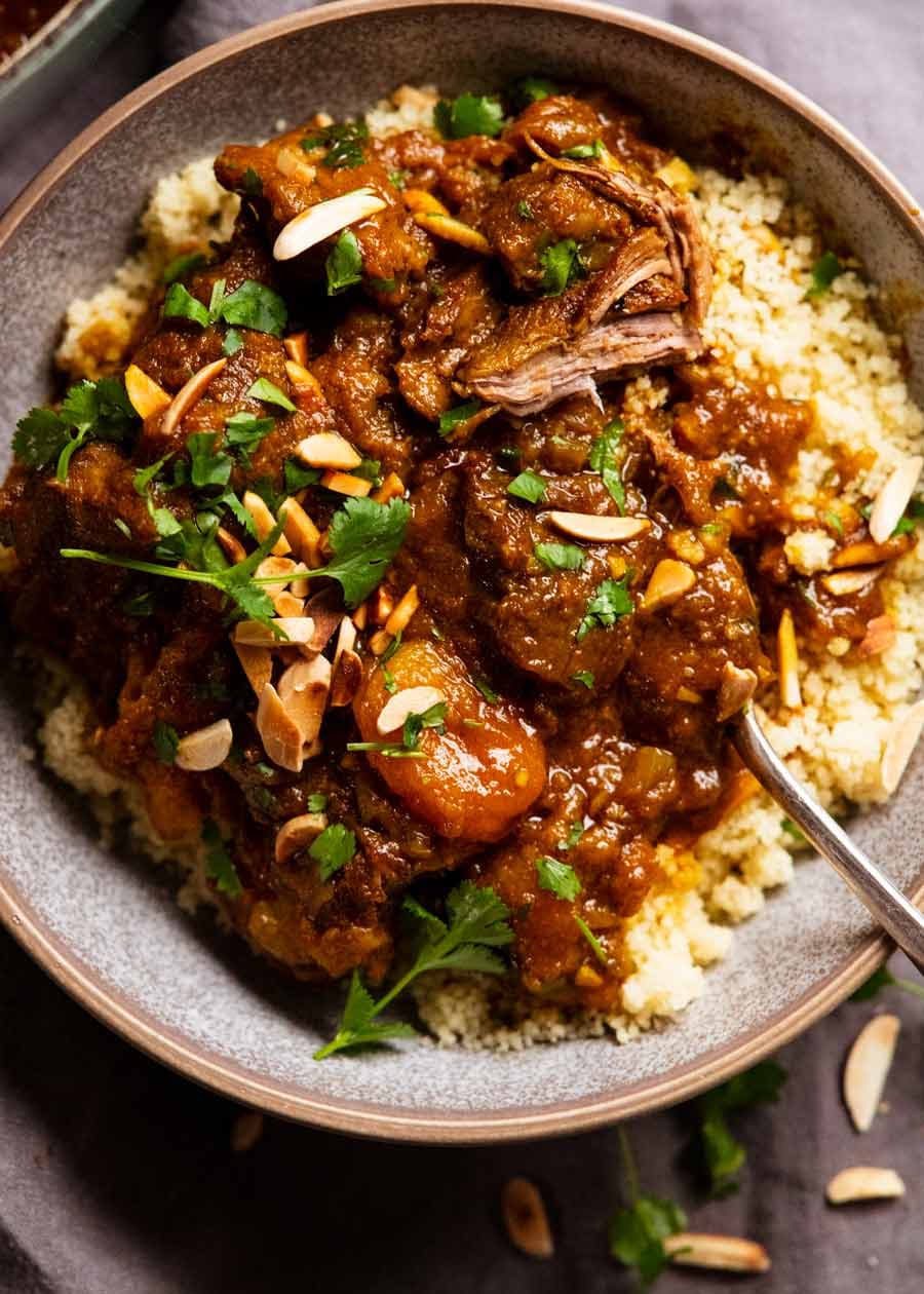 Moroccan Lamb Tagine with Apricots - Image