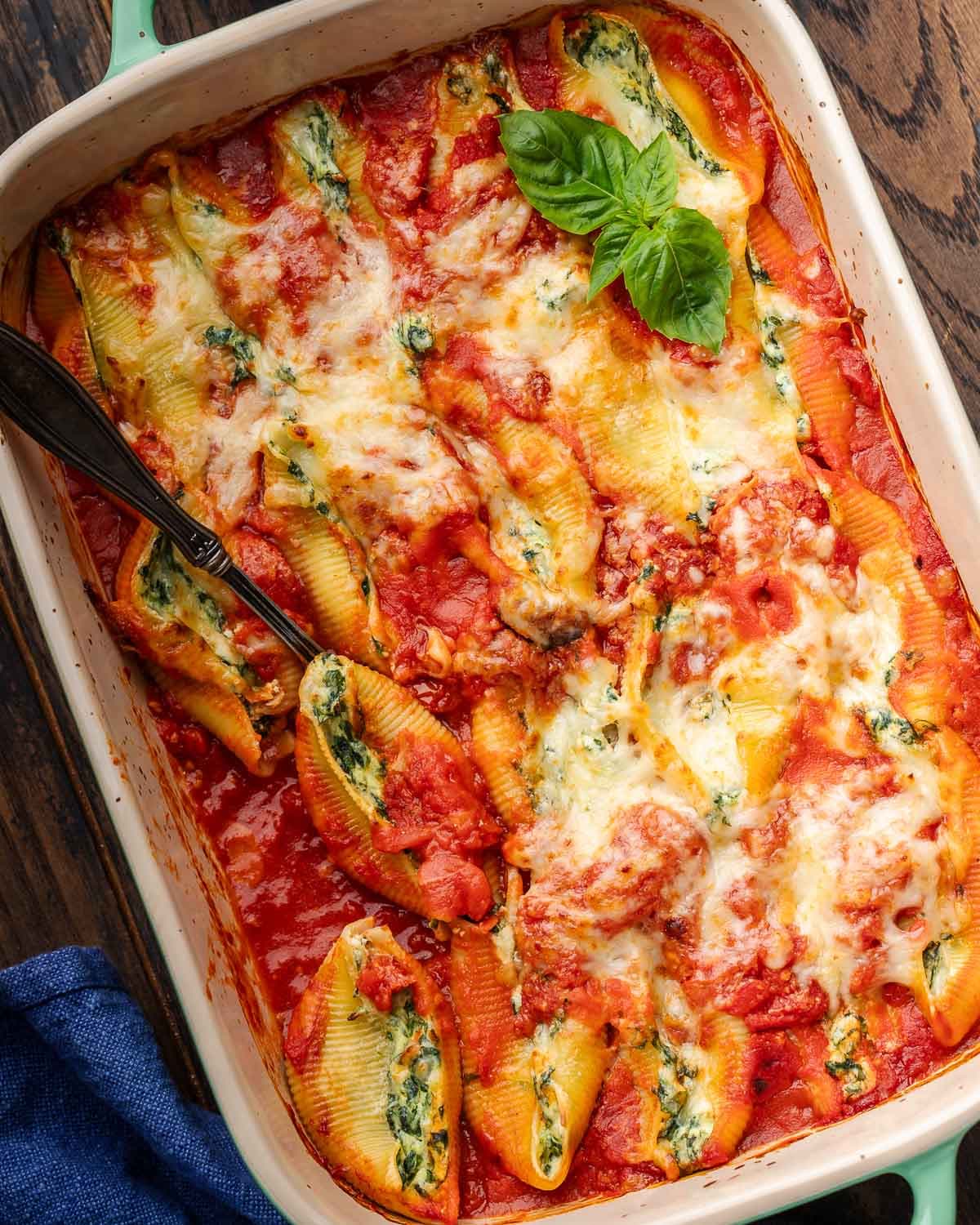 Make-Ahead Spinach and Ricotta Stuffed Shells - Image