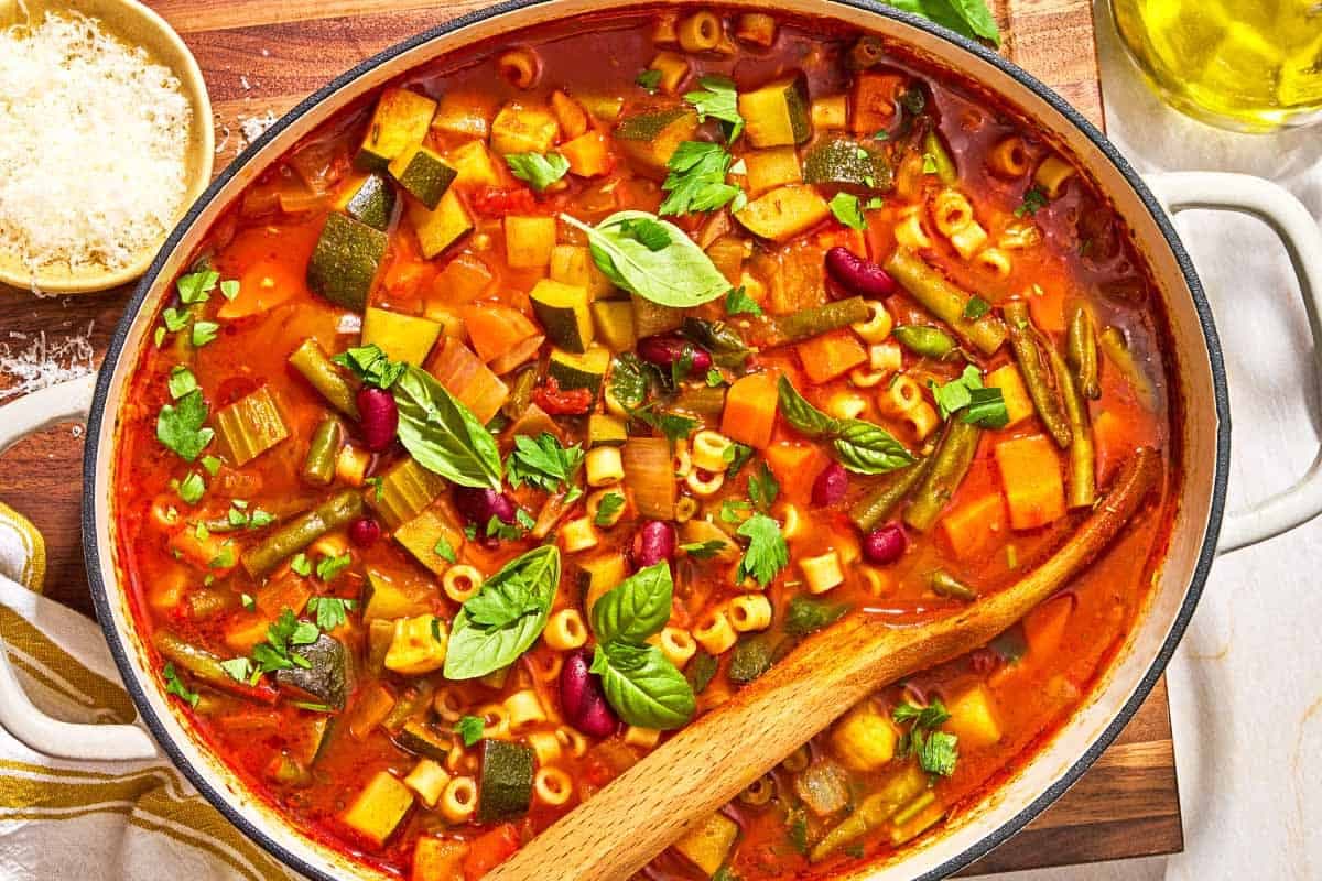 Classic Minestrone Soup - Image