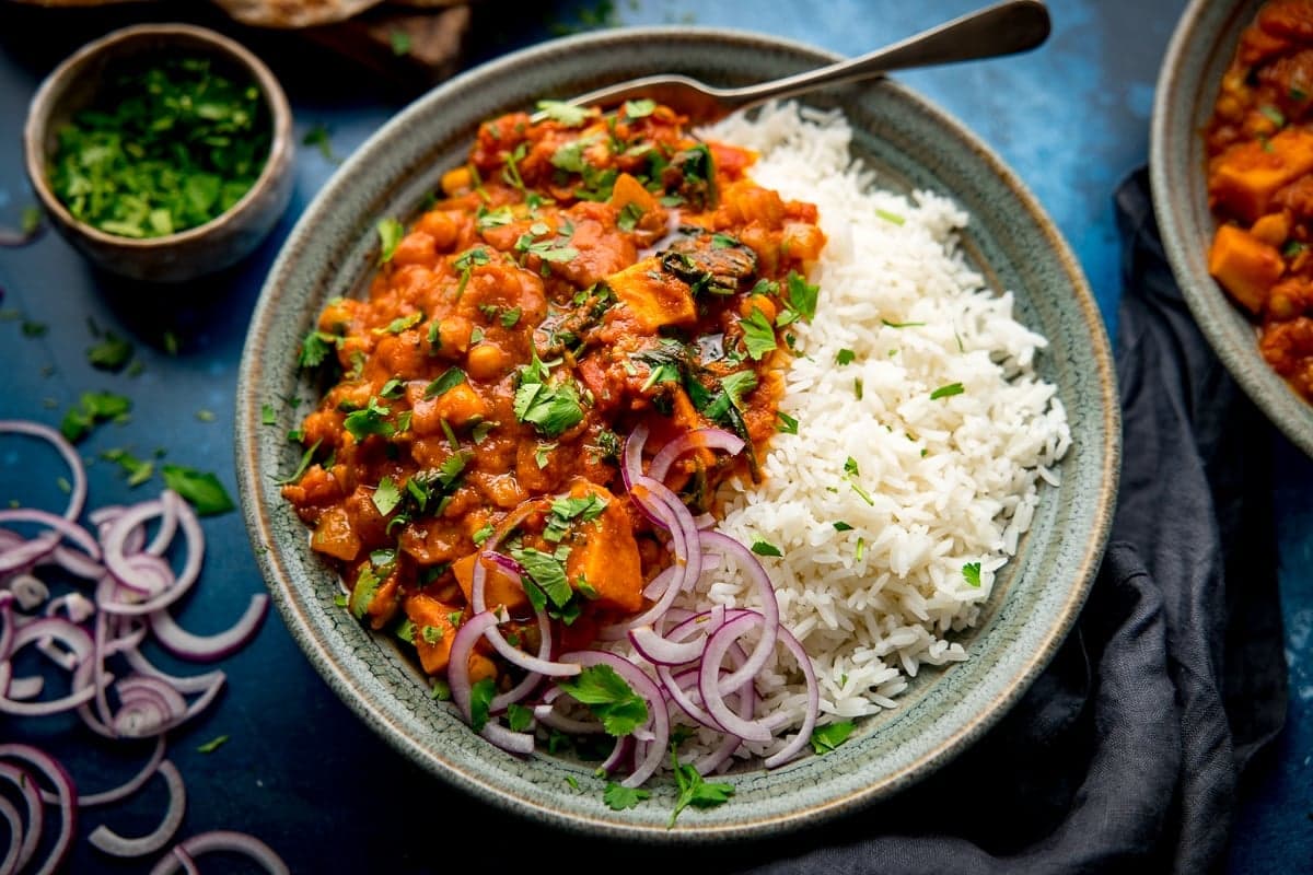 Big-Batch Sweet Potato Chickpea Coconut Curry - Image
