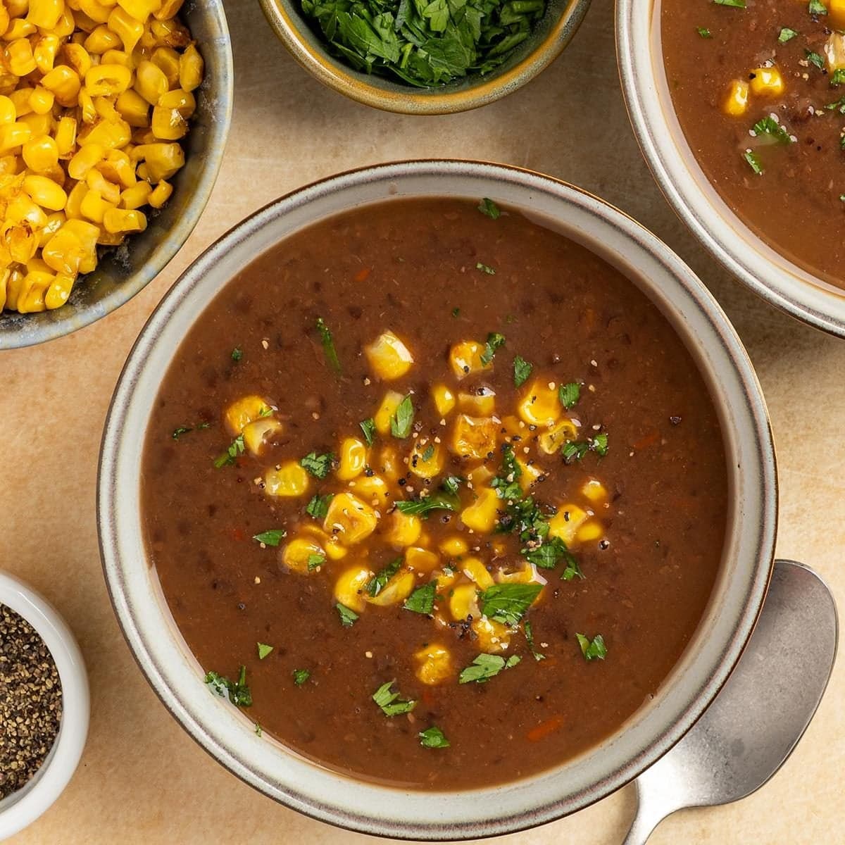 Big-Batch Slow-Cooker Black Bean Soup - Image