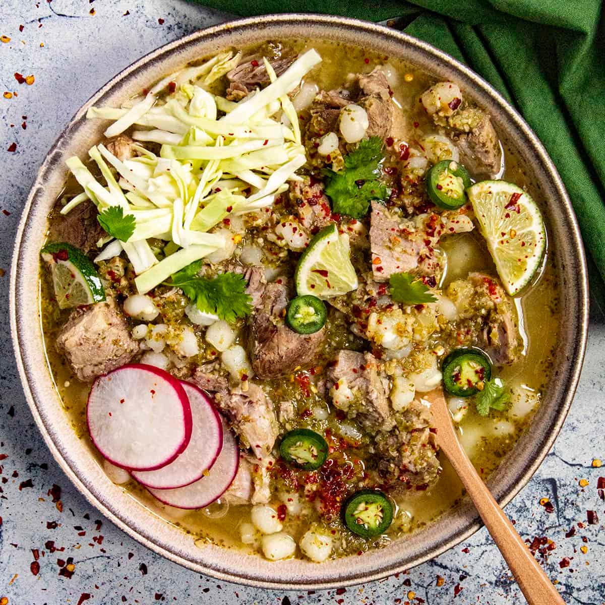 Big-Batch Pork Pozole Verde - Image