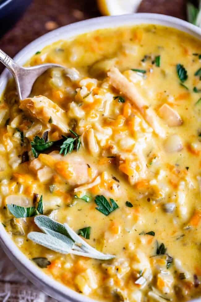 Creamy Turkey Wild Rice Soup - Image