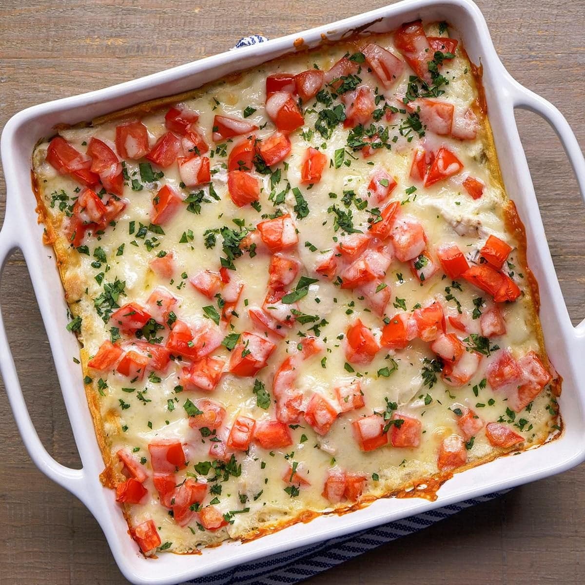 Salsa Verde Chicken Casserole - Image