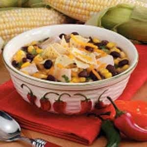 Southwestern Chicken Black Bean Soup - Image